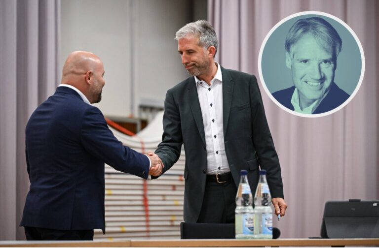 Handschlag unter Demokraten: Boris Palmer (rechts) und Markus Frohnmaier.