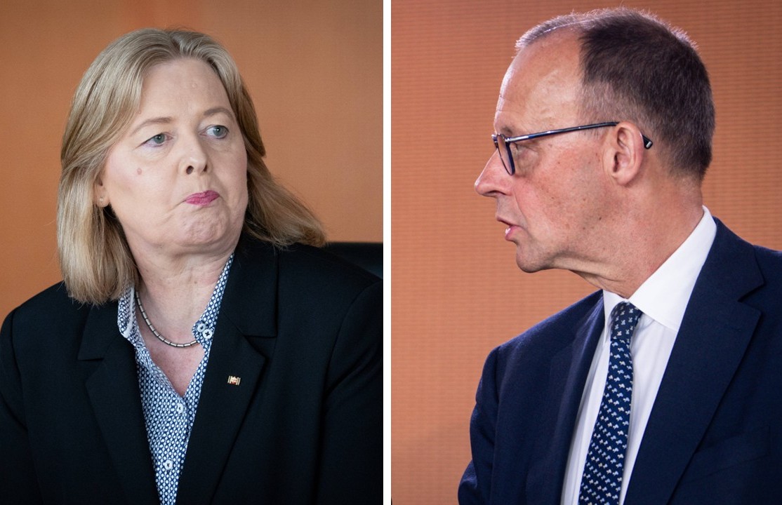 Koalitionsstreit: Arbeitsministerin Bärbel Bas (SPD) und Bundeskanzler Friedrich Merz (CDU).