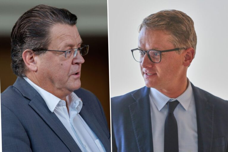 Stephan Brander (l.) und Carsten Linnemann: Scharfe Kritik nach Ruhs-Rauswurf beim NDR. Fotos: picture alliance / foto2press | Steffen Proessdorf ///picture alliance / dts-Agentur | - Kritik an Julia Ruhs Rauswurf