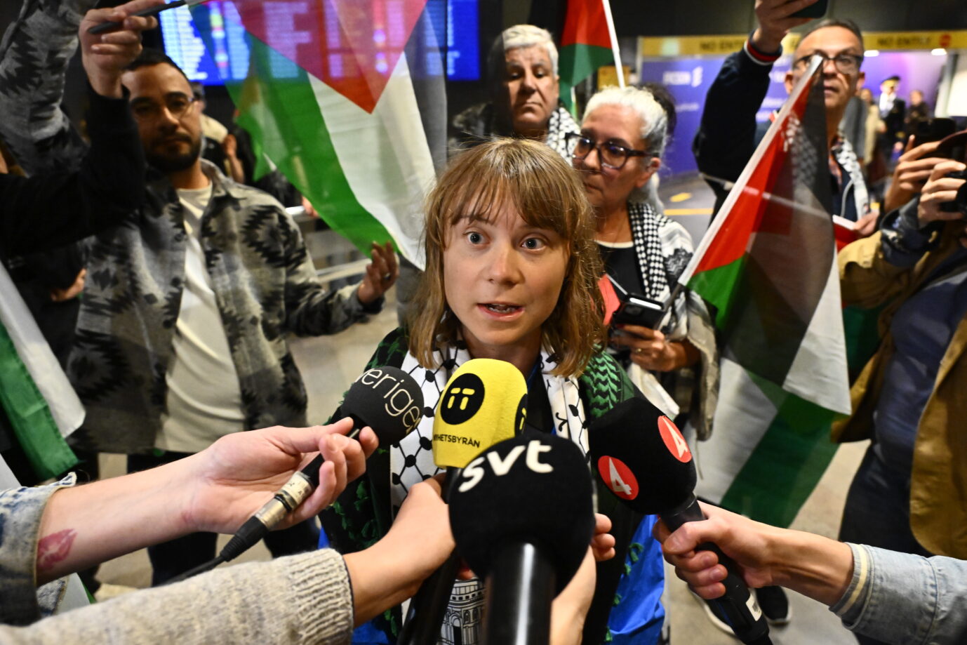Setzt wieder die Segel Richtung Gaza: Greta Thunberg. Foto: picture alliance / TT NEWS AGENCY | Anders Wiklund/TT