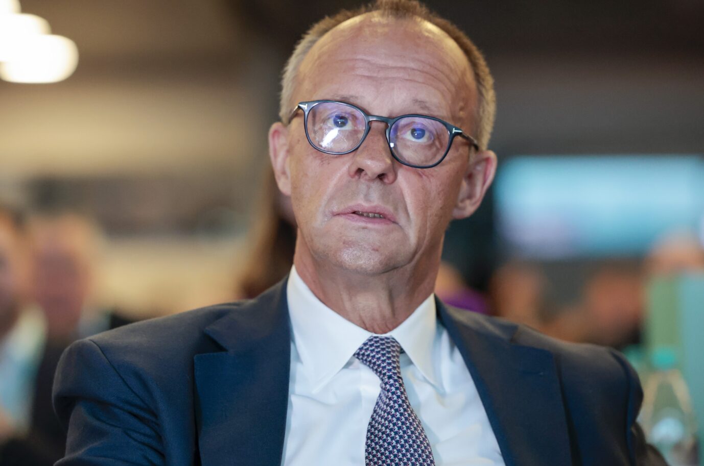 Bundeskanzler Friedrich Merz am Sonntag beim Landesparteitag der NRW-CDU.