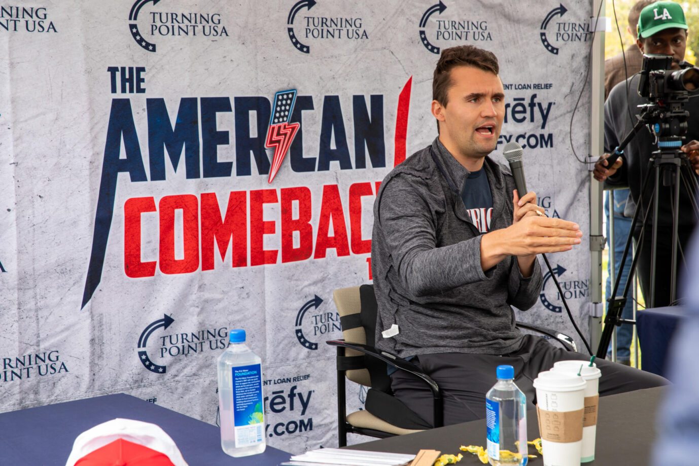 Charlie Kirk erreichte als Debattenredner viele Menschen in den USA (Archivbild).