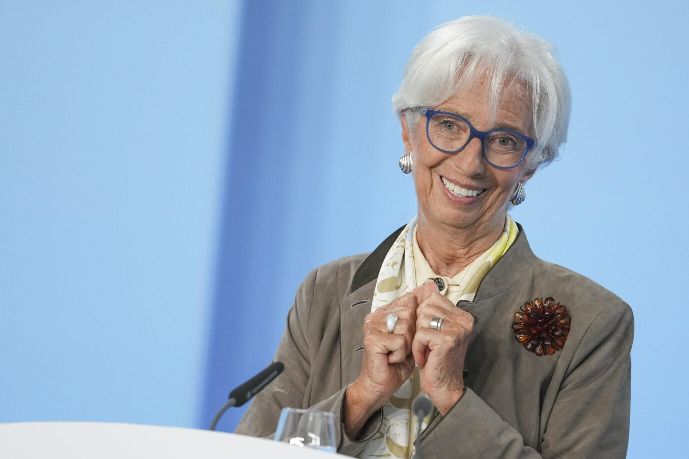 EZB-Präsidentin Christine Lagarde betont in Kopenhagen die Bedeutung des digitalen Euro für Europas Souveränität. Foto: picture alliance / Flashpic | Jens Krick