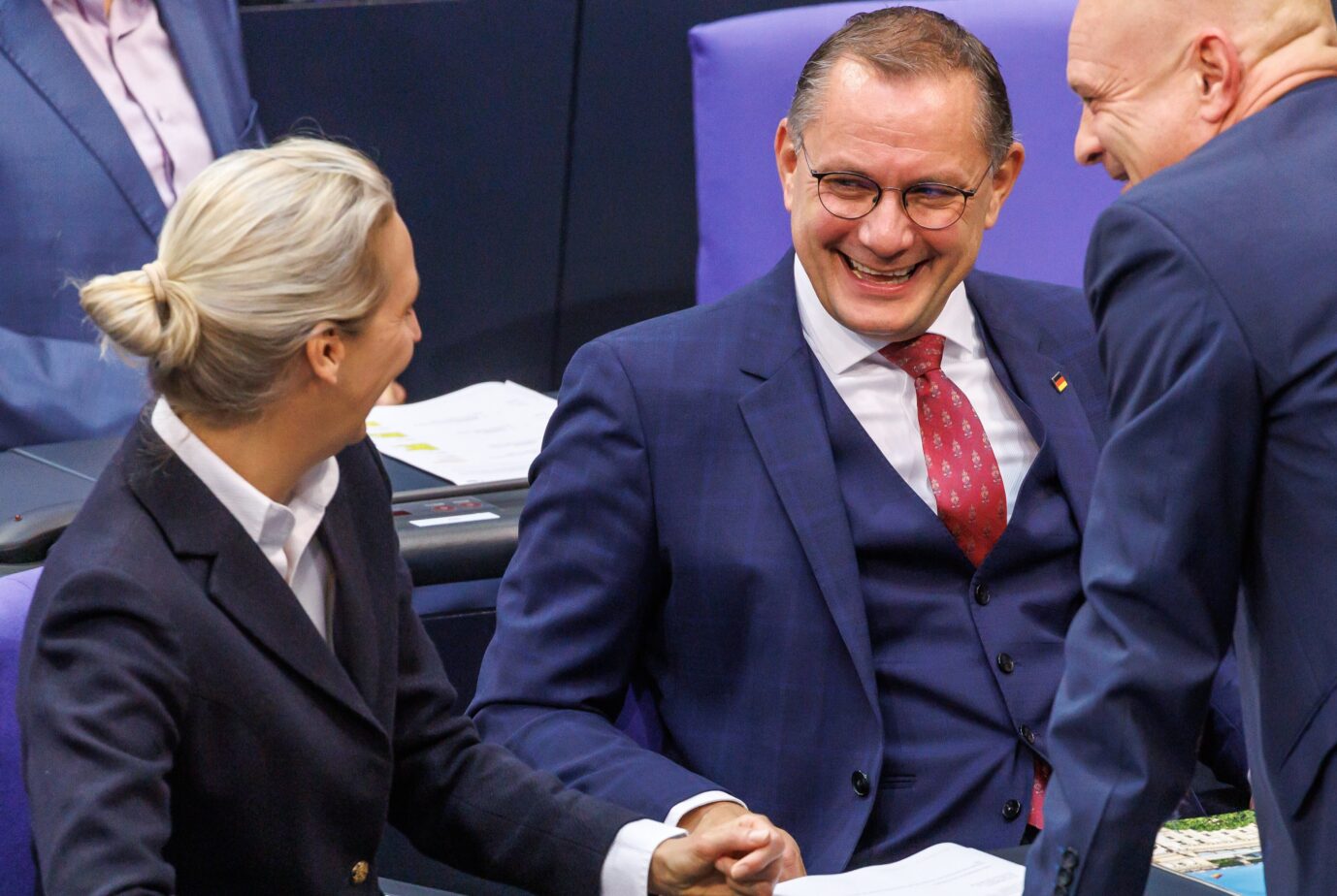 Im Moment läuft alles für die von Alice Weidel und Tino Chrupalla geführte AfD.