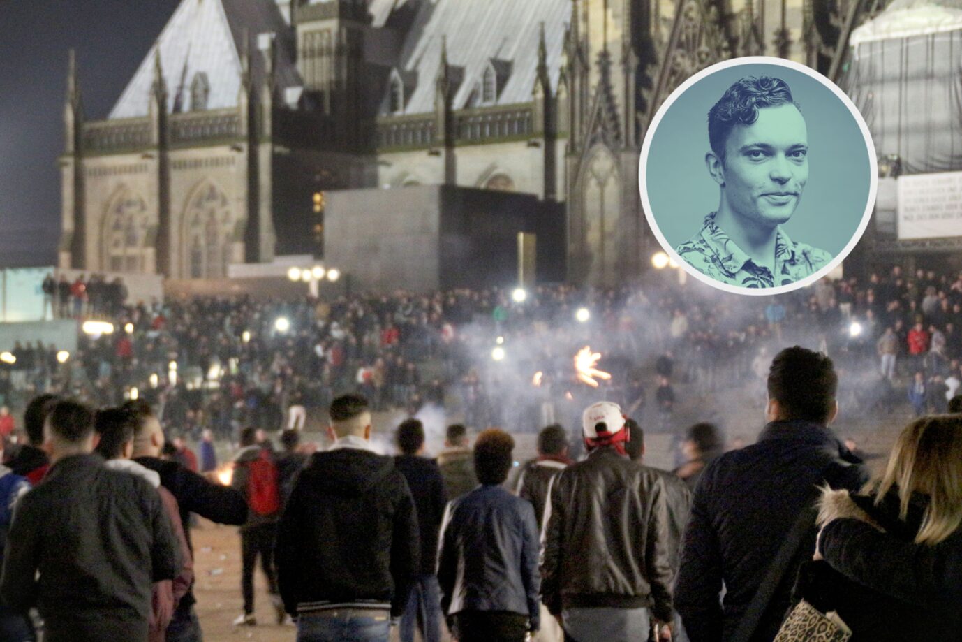 Das Bild zeigt die Kölner Domplatte in der Silvesternacht 2015. Die Reaktionen der politischen Linken auf die Massenbelästigungen durch mehrheitlich arabische Asylbewerber, waren beschämend.
