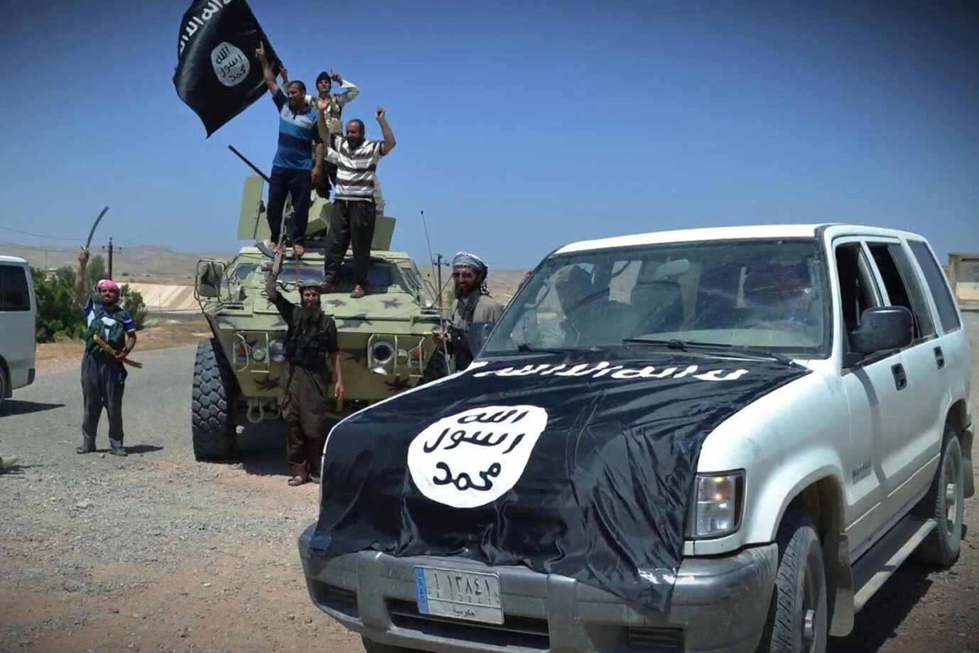 IS-Kämpfer im Irak: Hier war auch S. für die Terrorgruppe aktiv, der sich immer noch gegen seine Abschiebung aus Deutschland wehrt.