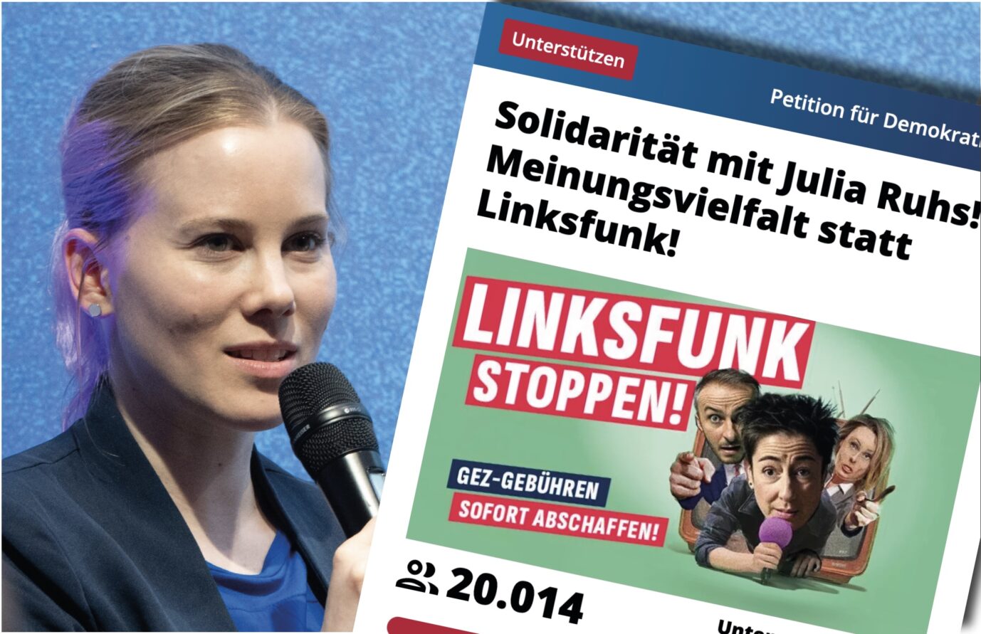 Julia Ruhs und eine Solidaritätspetition