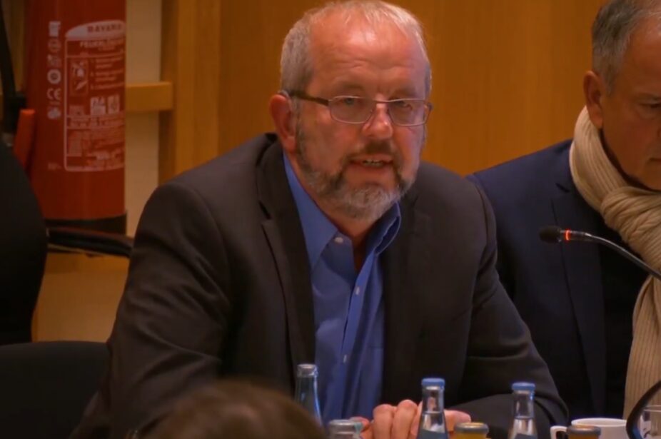 Thomas Berbner, der Redaktionsleiter von „Klar“, bei der NDR-Rundfunkratssitzung am Freitag.