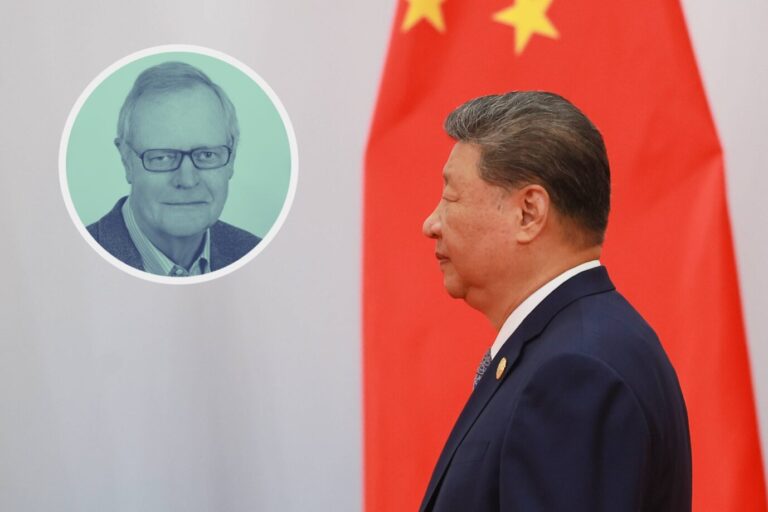 Chinas Präsident Xi Jinping: Er baut die alte Einflußsphäre wieder auf. (Themenbild/Collage)