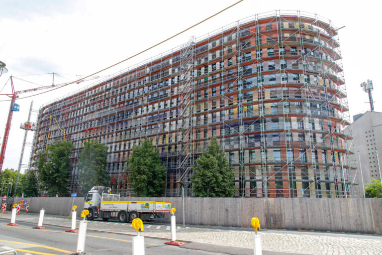 Der Übergangsamtsitz des Bundespräsidenten in Berlin ist derzeit noch eine Baustelle.