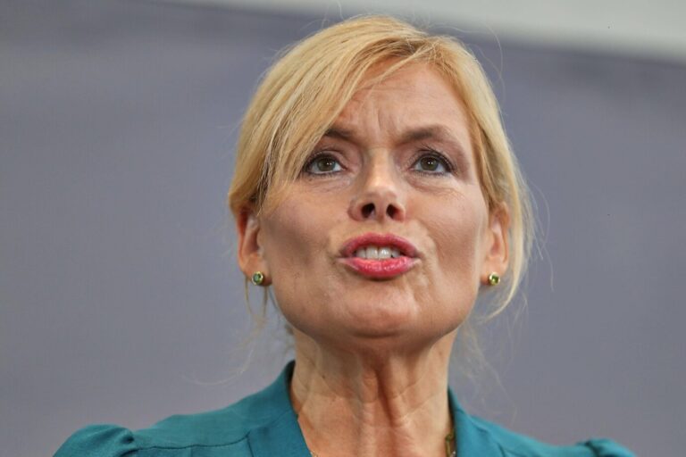 Corona. Bei der Pressekonferenz zur Konstituierung der Corona-Enquete-Kommission: Julia Klöckner (CDU). Foto: IMAGO / dts Nachrichtenagentur