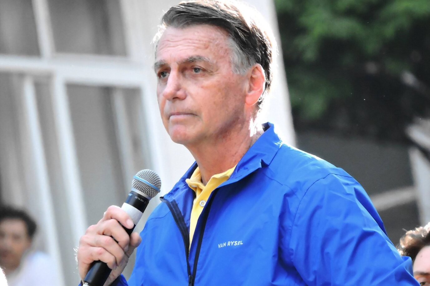 Einer der letzten öffentlichen Auftritte vor seiner Inhaftierung Anfang August: Brasiliens Ex-Präsident Jair Bolsonaro.