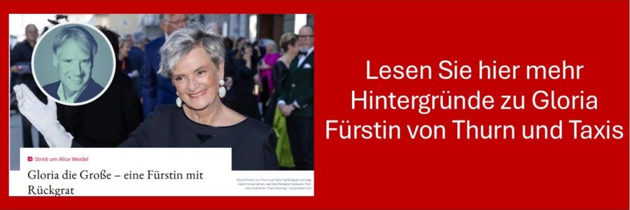 Antifa brennt Fürstin Glorias Schloss ab