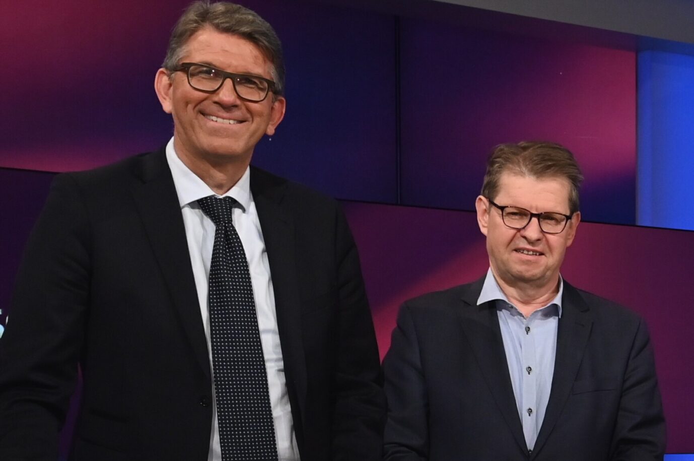 Kulturstaatsminister Wolfram Weimer mit SPD-Politiker Ralf Stegner, der ihn nun heftig kritisiert.