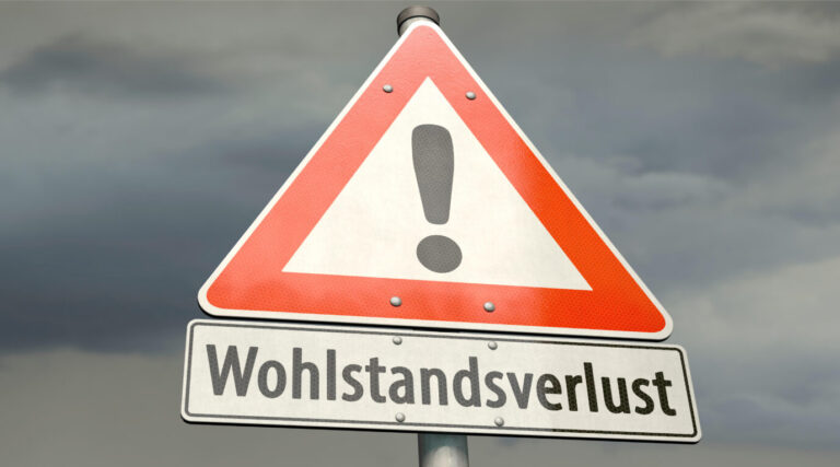 Niedergang: Jeder zweite Deutsche erlebt bereits finanzielle Einbußen.