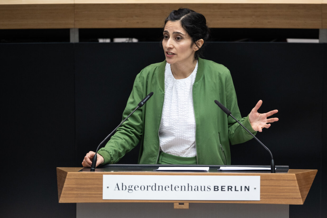 Die frauenpolitische Sprecherin der Grünen im Berliner Abgeordnetenhaus, Bahan Haghanipour: Warnt vor „wachsendem Antifeminismus“. (Themenbild)