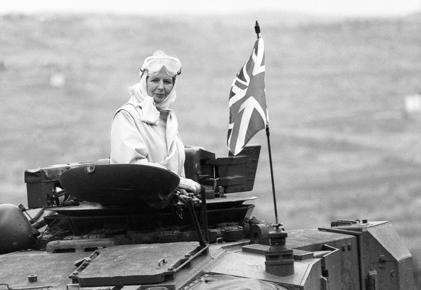 Die britische Premierministerin Margret Thatcher beeindruckte mit harter Haltung auch die Sowjets.