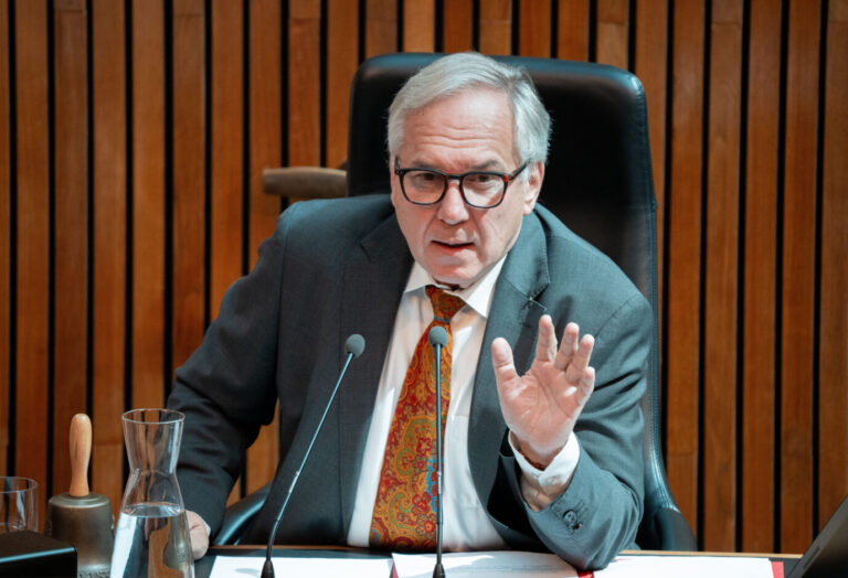 Holt die Gendersterne vom Himmel: Nationalratspräsident Walter Rosenkranz (FPÖ). Foto: picture alliance / GEORG HOCHMUTH / APA /