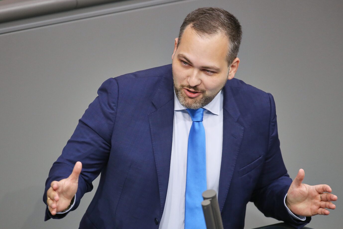 Der AfD-Digitalpolitiker Ruben Rupp warnt vor einer „Totalüberwachung unter dem Deckmantel des Kinderschutzes“. Foto: picture alliance / dts-Agentur |