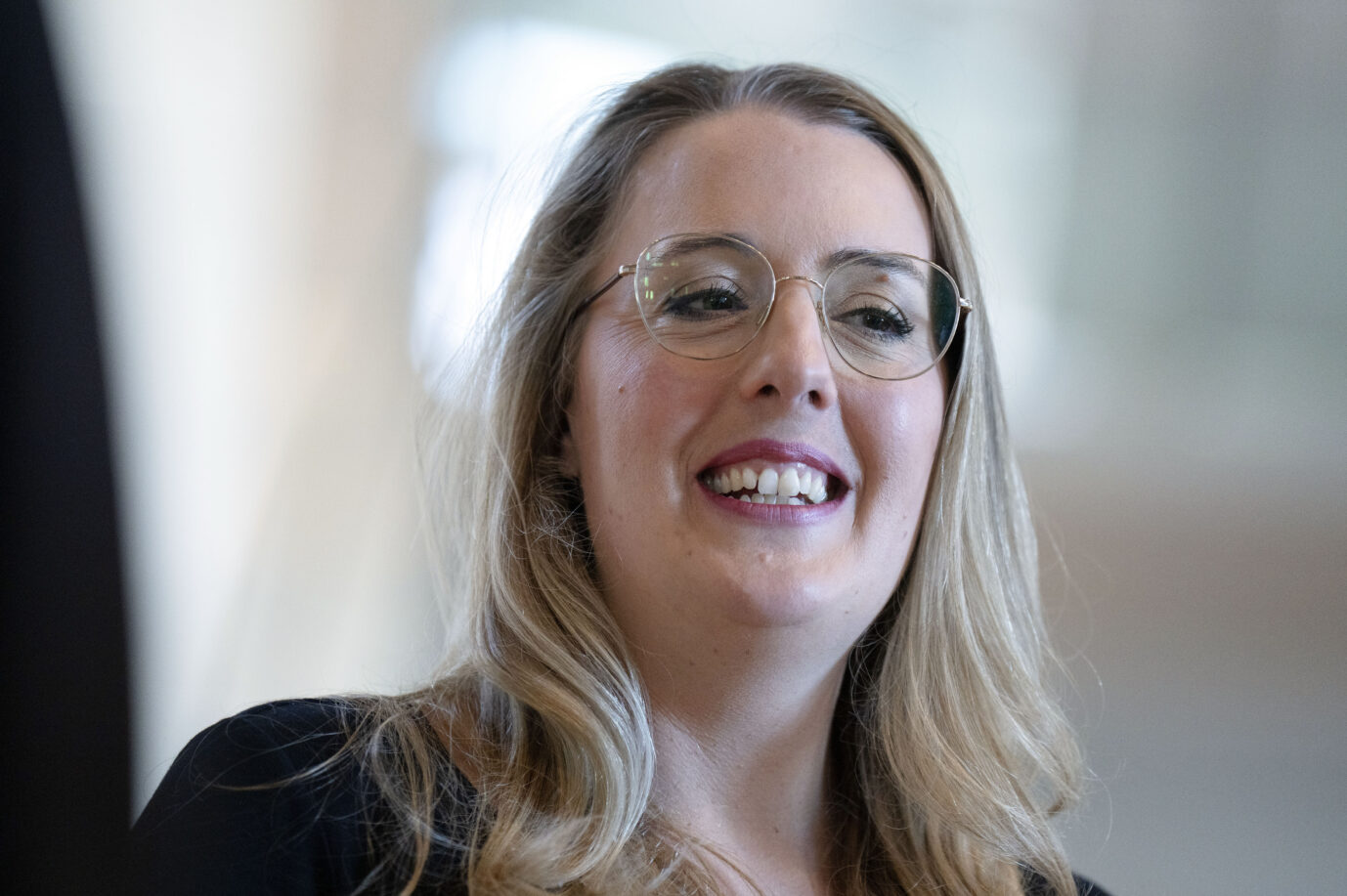 Geriet bei Markus Lanz ins Straucheln: Grünen-Politikerin Katharina Dröge. Foto: picture alliance / Geisler-Fotopress | Bernd Elmenthaler/Geisler-Fotopr