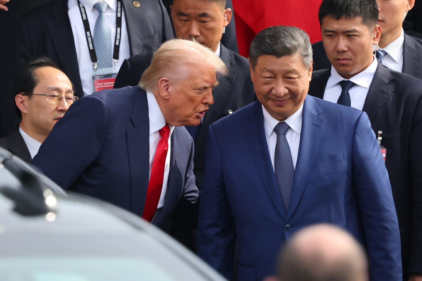 Kündigten ein umfangreiches Abkommen an: US-Präsident Donald Trump und sein chinesischer Amtskollege Xi Jinping. Foto: picture alliance / YONHAPNEWS AGENCY | Yonhap