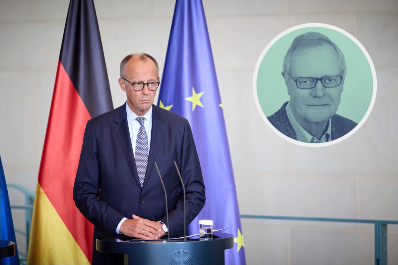 Bundeskanzler Friedrich Merz (CDU): Im Umgang mit Rußland liegt der Ball nun bei ihm. (Themenbild/Collage)