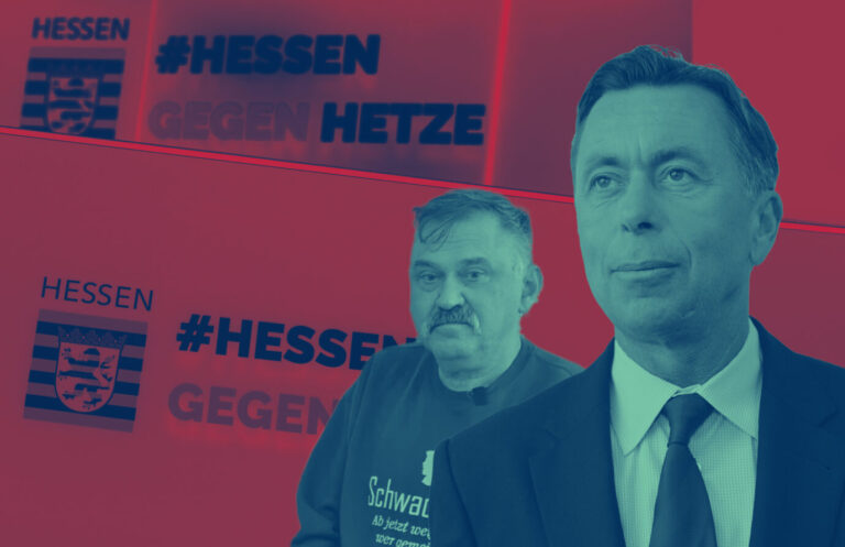 Stefan Niehoff (l.) und Norbert Bolz: Opfer der Meldestelle „HessenGegenHetze“.