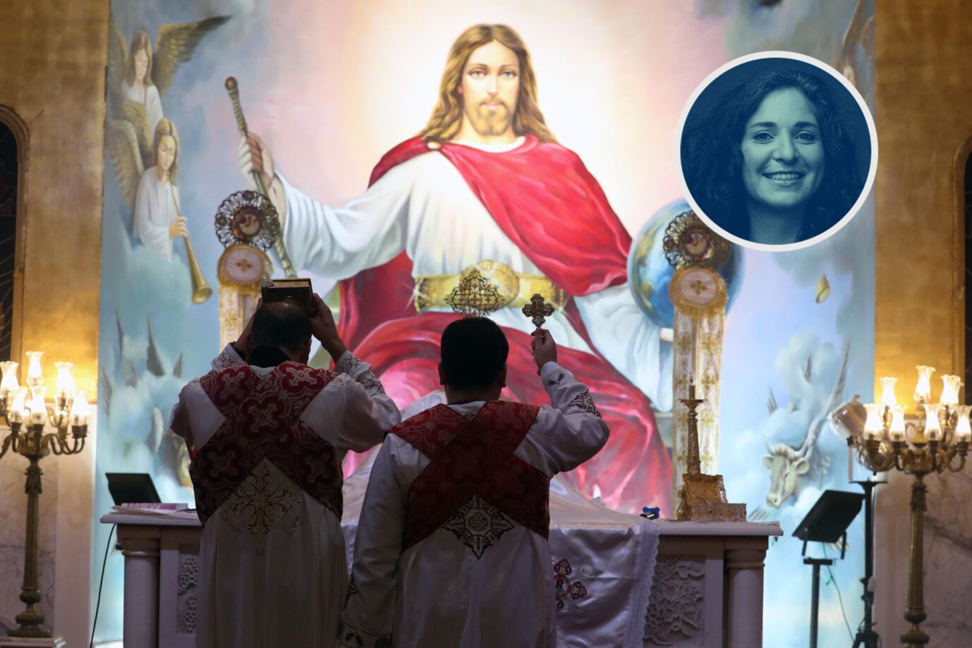 Das Bild zeigt eine koptische Messe in Ägypten. Es ist ein Symbolbild für einen Text über weltweite Christenverfolgung.
