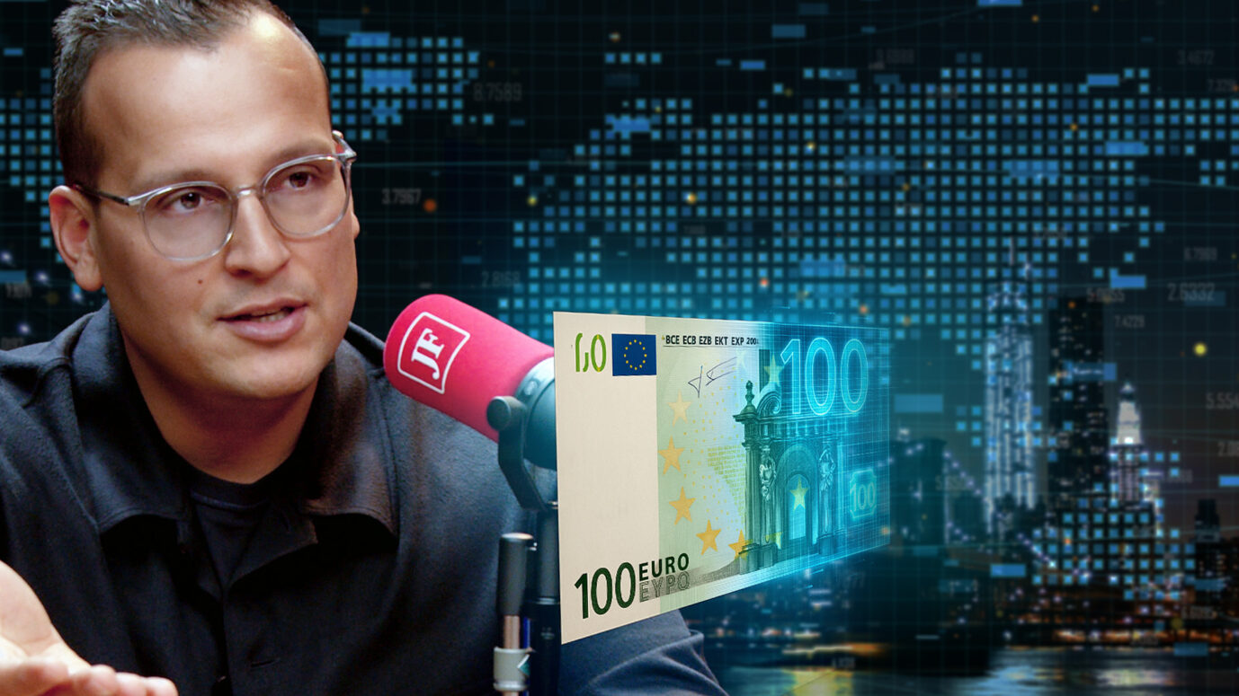 Dominik Kettner im Gespräch mit JF-TV: Kontosperrungen bald bei falscher Meinung? Foto: JF Digitaler Euro und Bargeld.