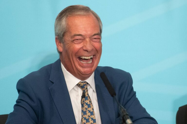 Das Bild zeigt Nigel Farage.