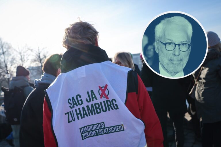 Junge Menschen werben für das „Ja“ zum sogenannten Klimaentscheid in Hamburg: Ein Roll-Back droht. (Themenbild)