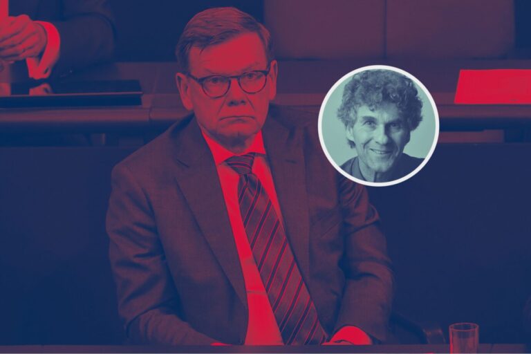 Außenminister Johann Wadephul im Bundestag, daneben im Kreis der Autor Ulrich Clauß. Kommentar zur abgesagten Chinareise und den Folgen deutscher Abhängigkeit von Peking. Wadephul im Bundestag: Vom Werteexport zur Wirklichkeit. Foto: Kirill Singer/JF; verw. Bild: picture alliance / dts-Agentur | -