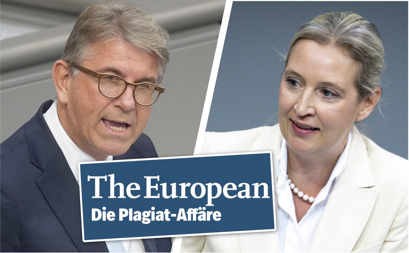 Alice Weidel und Wolfram Weimer