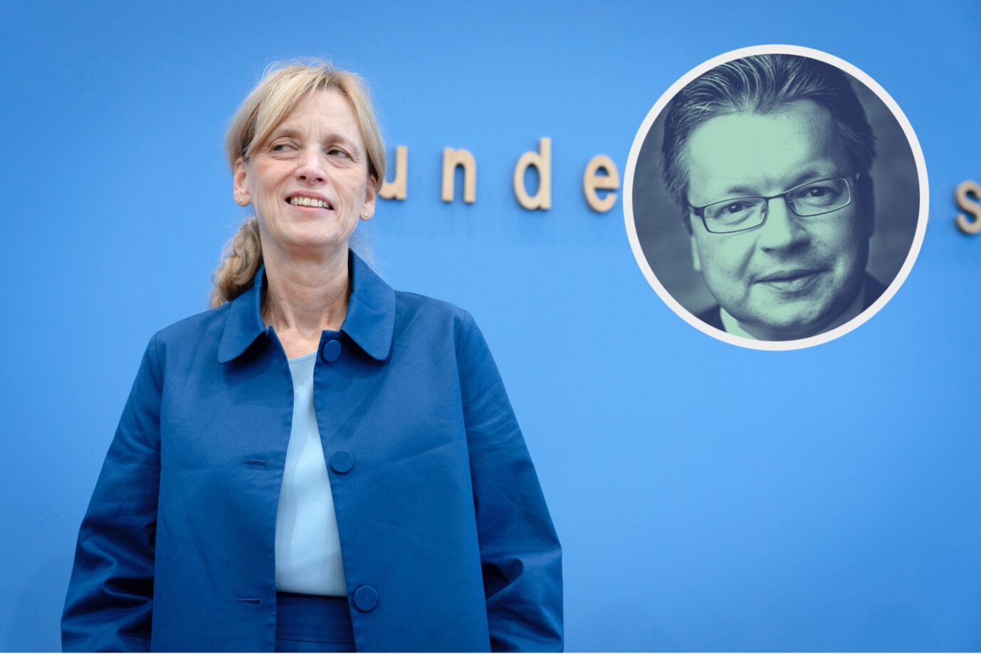 Bundesfamilienministerin Karin Prien (CDU): Zählt ihre Partei zur Antifa. Als Ministerin ist sie für das Förderprogramm "Demokratie leben" verantwortlich. (Themenbild/Collage)