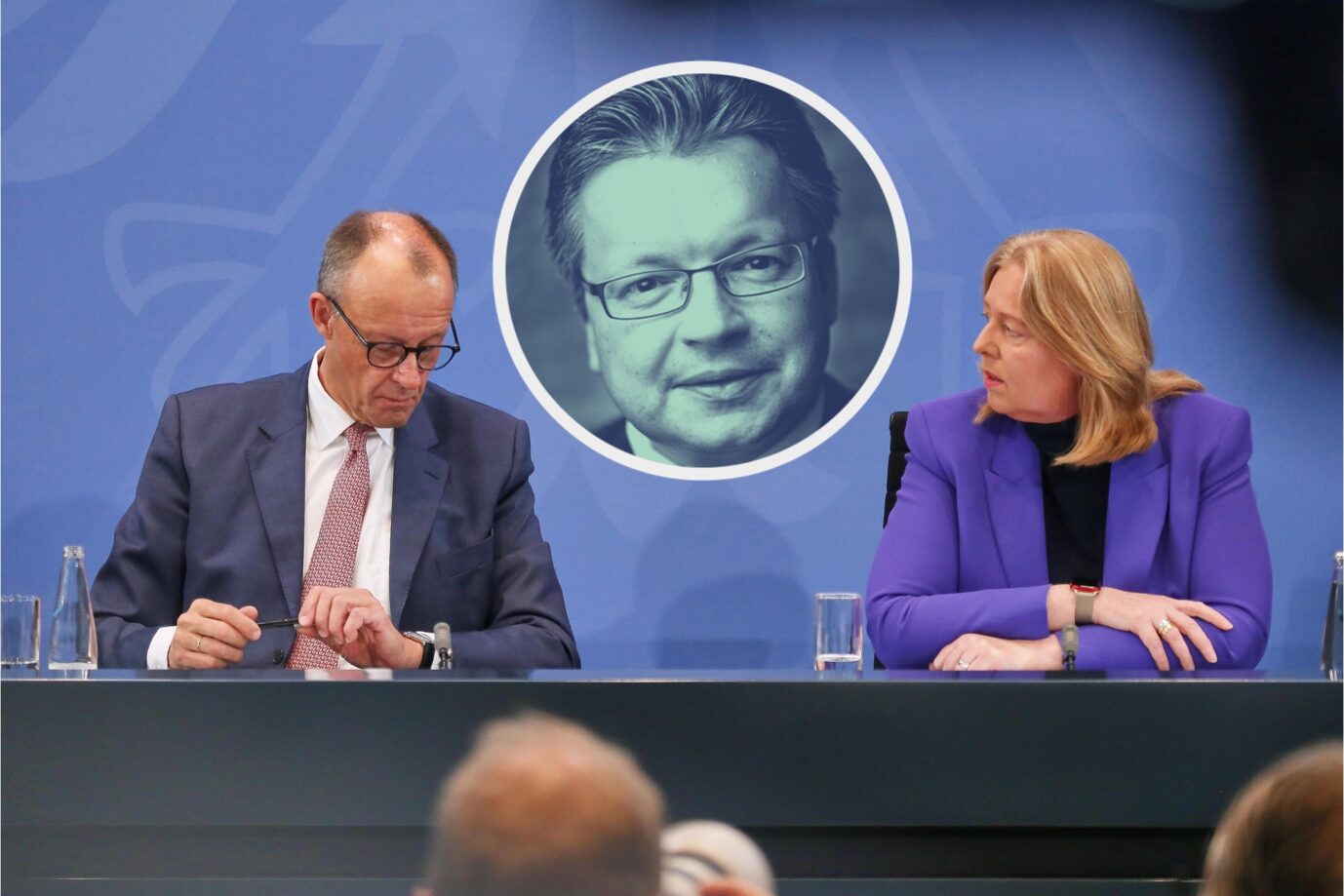 Bundeskanzler Friedrich Merz (CDU) und Bundessozialministerin Bärbel Bas (SPD): Aus Bürgergeld wollen sie nun Grundsicherung machen. (Themenbild)