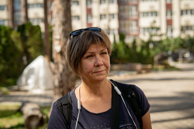 Ukraine-Krieg: Victoria Zhuravliova kann bald in ihr wiederaufgebautes Zuhause zurück.