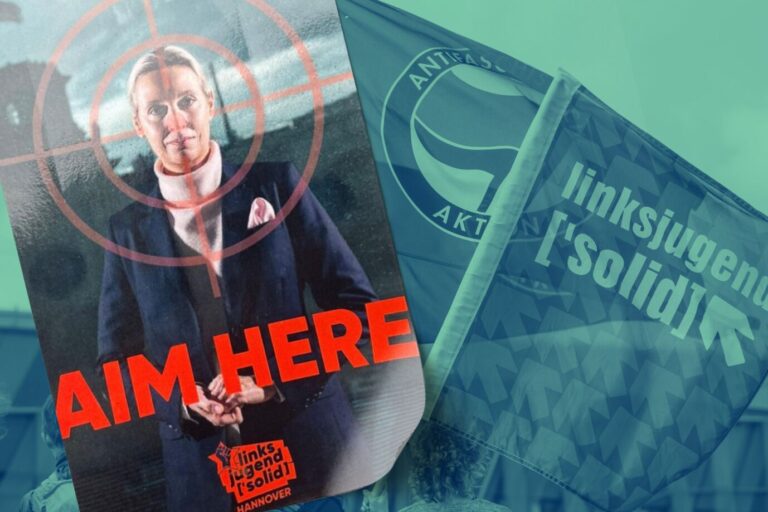 Der Mordaufruf gegen AfD-Chefin Alice Weidel.