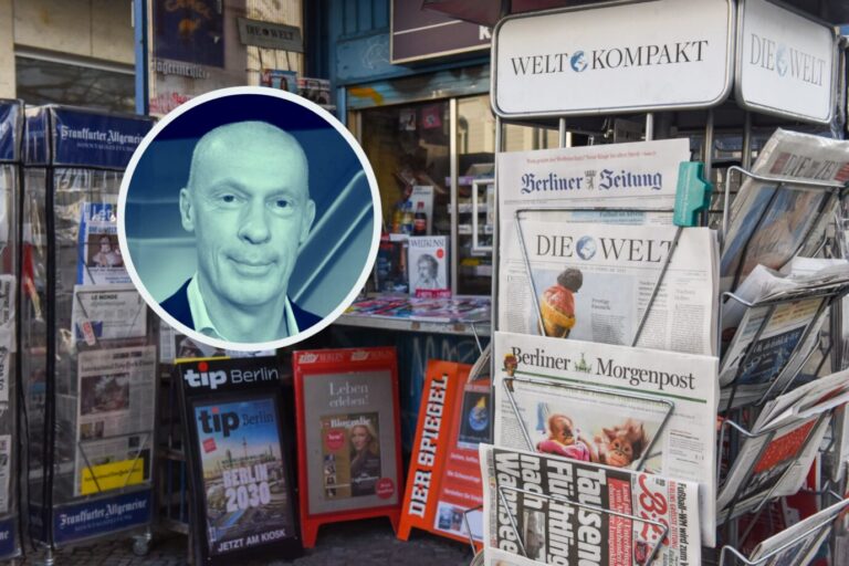 Ein Zeitungsstand in Berlin, 2015: Die TTPA-Verordnung verschiebt die Regeln zugunsten der etablierten Presseverlage. (Themenbild)