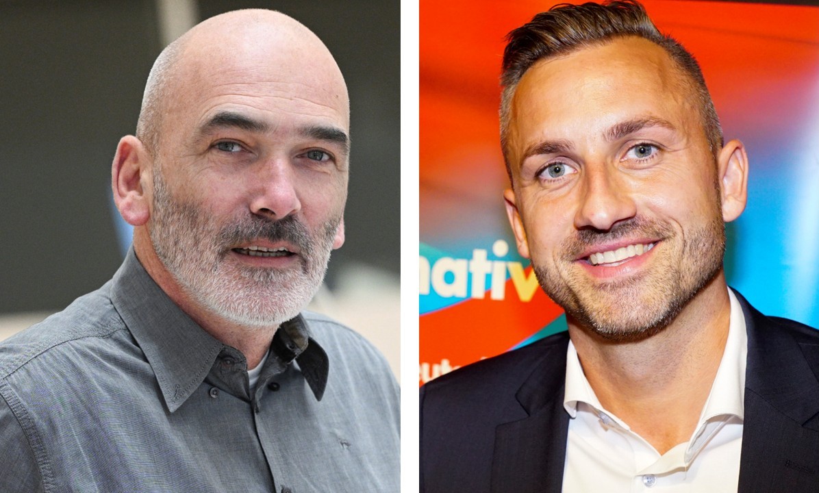 Zu viel Nähe? Der zurückgetretene BSW-Vizefraktionschef Christian Dorst und Sachsen-Anhalts AfD-Spitzenkandidat Ulrich Siegmund.