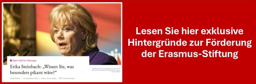 Bekommt die Erasmus-Stiftung Fördergelder?