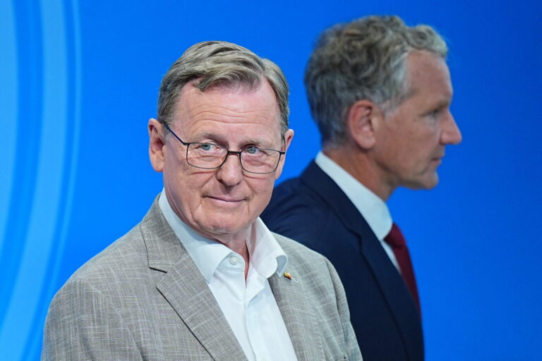 Bodo Ramelow und Björn Höcke