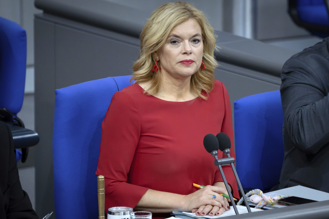 Julia Klöckner in der 34. Sitzung des 21. Deutschen Bundestages im Reichstagsgebäude. Berlin, 16.10.2025