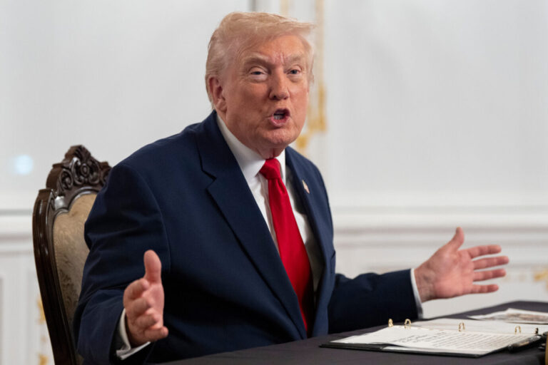 Das Bild zeigt US-Präsident Donald Trump.