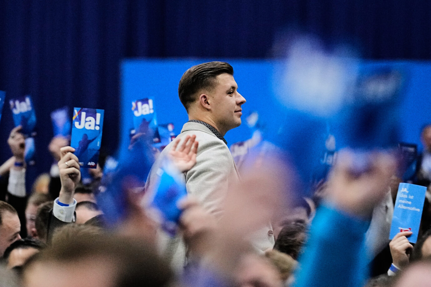 Jean-Pascal Hohm: Ist neuer Chef der AfD-Jugend. In Gießen wird der Politiker mit klarer Mehrheit gewählt.