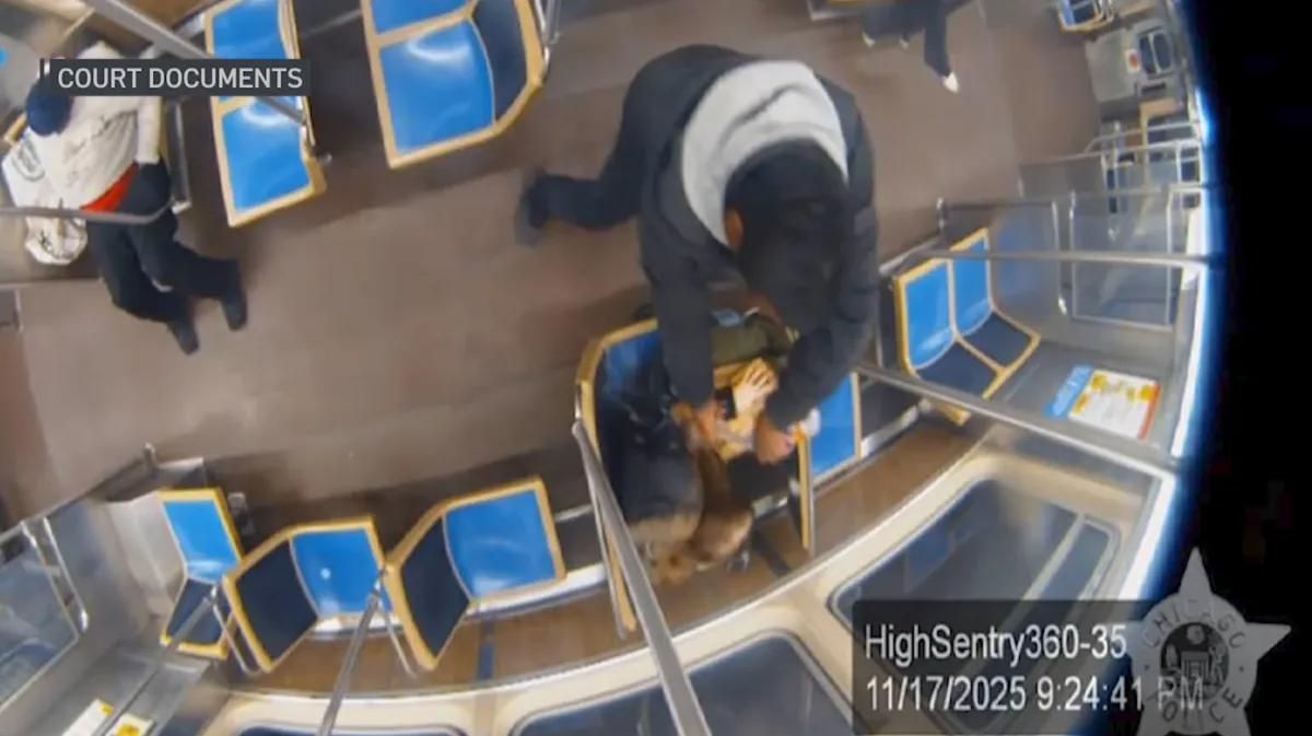 Bild der Überwachungskamera: Trotz dutzender Straftaten auf freiem Fuß. Foto: Screenshot/X