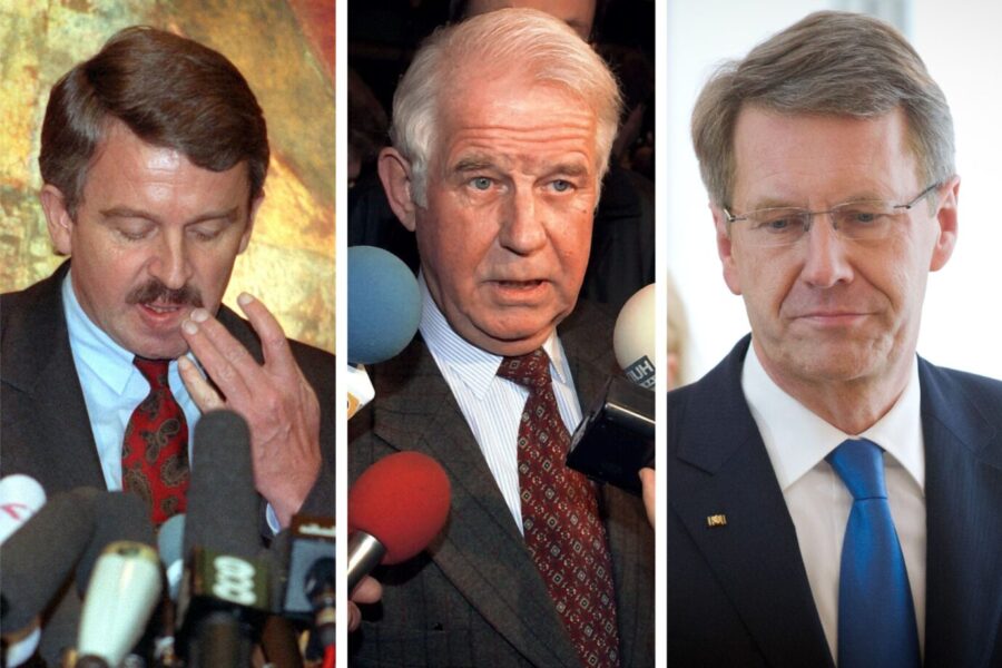 Politiker Möllemann, Biedenkopf, Wulff