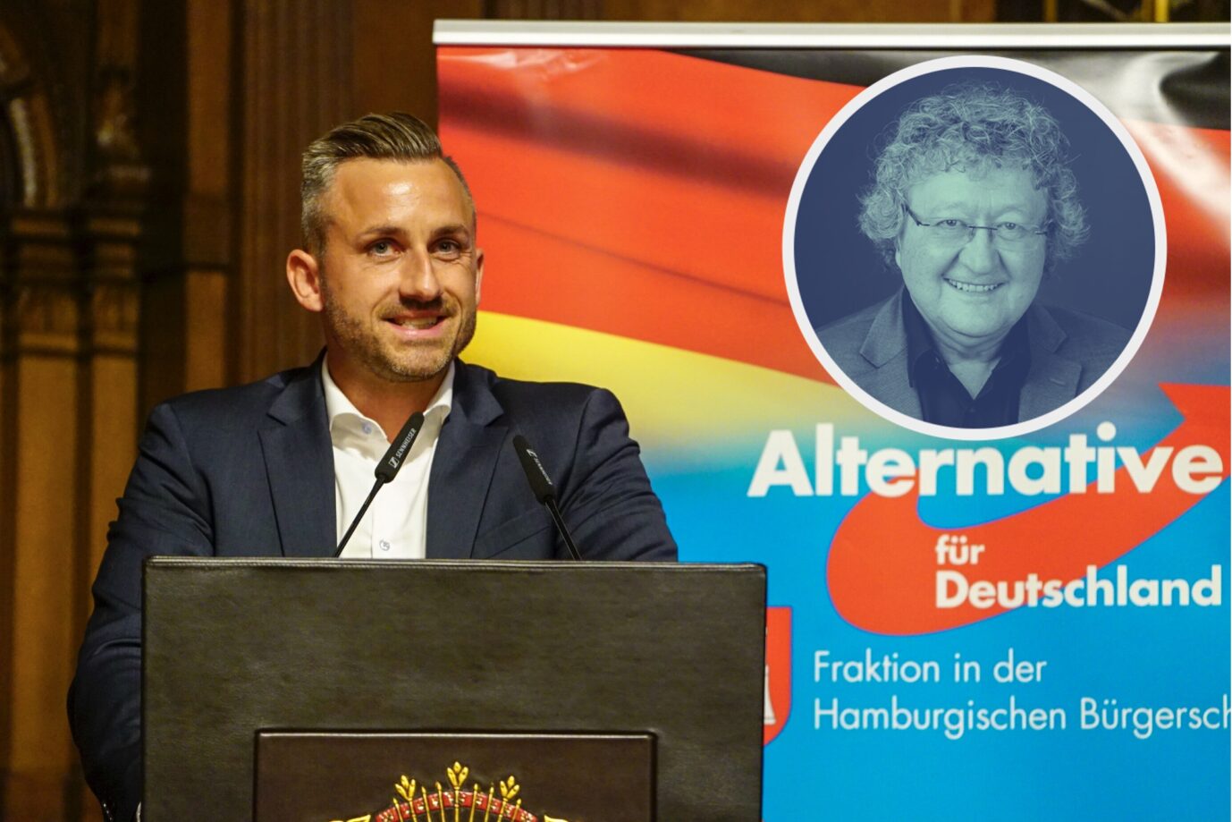 AfD-Spitzenkandidat in Sachsen-Anhalt, Ulrich Siegmund: In den Umfragen steht seine Partei kurz vor absoluter Mehrheit. Einige erwägen deshalb, den Bundeszwang zum "Schutz der Demokratie" einzusetzen. (Themenbild/Collage)