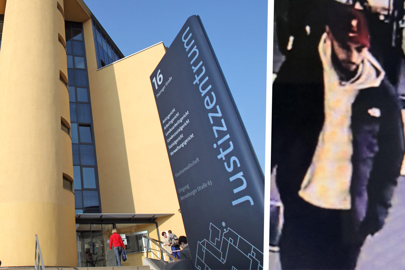 Straftäter gesucht Mann entwischt der Polizei in Halle kurz nach Richtervorführung