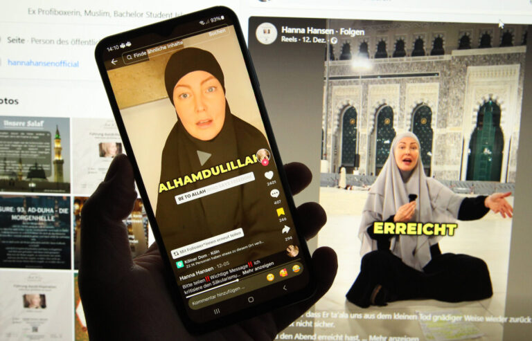 Hanna Hansen vertritt den Salafismus im Internet