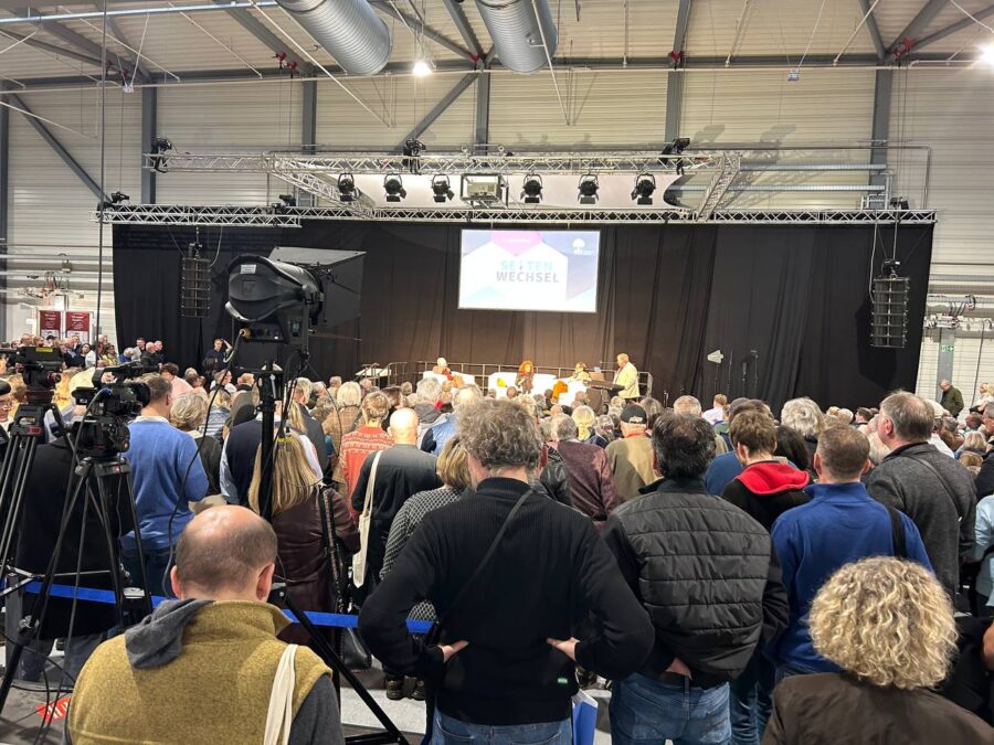 Die große Bühne. Foto: JF